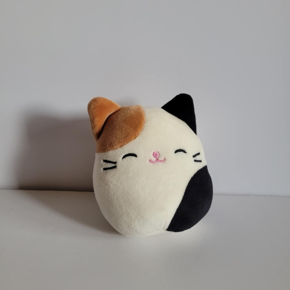 Mini Squishmallows Cam the Cat plush stuffed toy 5" white brown black - Picture 1 of 5